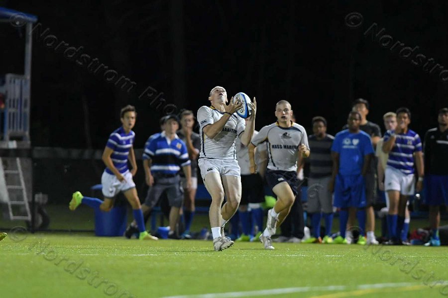 Wheaton Men\'s Rugby vs Mass Maritime.  Photo by Keith Nordstrom